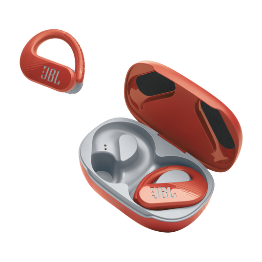 JBL Endurance Peak 3 - Coral - Dust and water proof True Wireless active earbuds - Detailshot 8